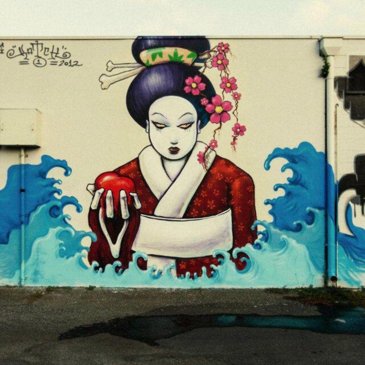 "@5putnik1: Stormy times for Geisha • #streetart #graffiti #geisha #art #funky #dope . : http://t.co/frTudqG2TD"