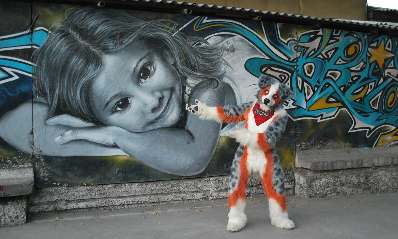 One of my favorite #streetart #graffiti #fursuitfriday pieces is this mural of a young Kyrgyz girl, with joy in her eyes and happiness in her smile. Kudos to the artist in Bishkek, #Kyrgyzstan who painted this wherever you are! https://t.co/W7tBQcbcIk