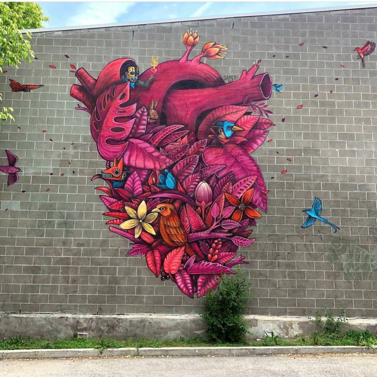 Amazing Wall Art by Saner_Edgar in Montreal, Canada 🇨🇦(2018) • • • #art #artists #artlovers #streetart #graffiti #muralart #wallart #urbanart #saneredgar #streetartofficial #contemporaryart #Montreal #canada #artistsnartlovers https://t.co/5Jij9GXbul
