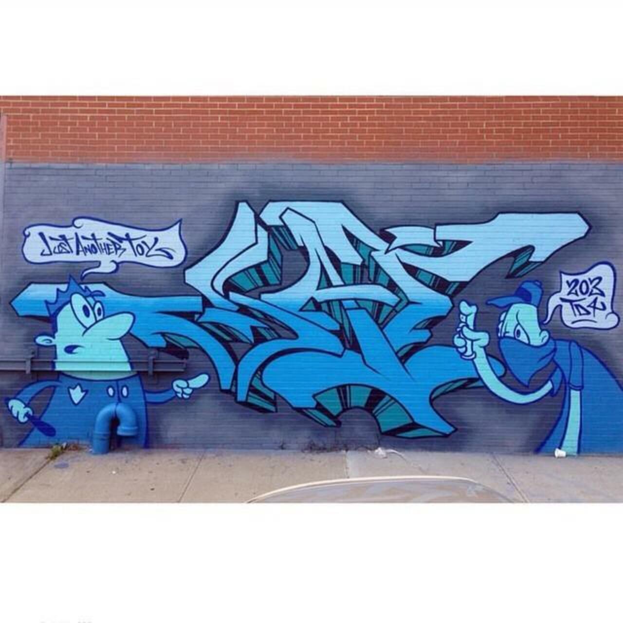 Repost from @lowbrow_bk newest piece in Bushwick. #graffiti #art #bushwick #brooklyn #newyork http://t.co/JqGqD9xlue