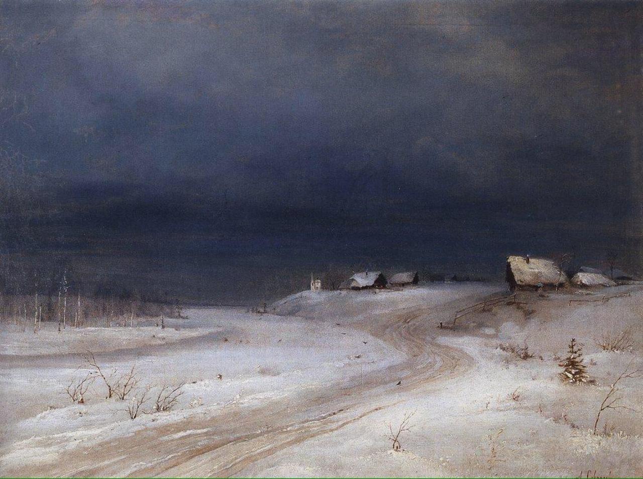 “@deli972R: “@geminicat7: 'Winter Landscape'
Aleksey Savrasov, c.1890 #art http://t.co/mA45OdE7N0”@JulianSimon83”