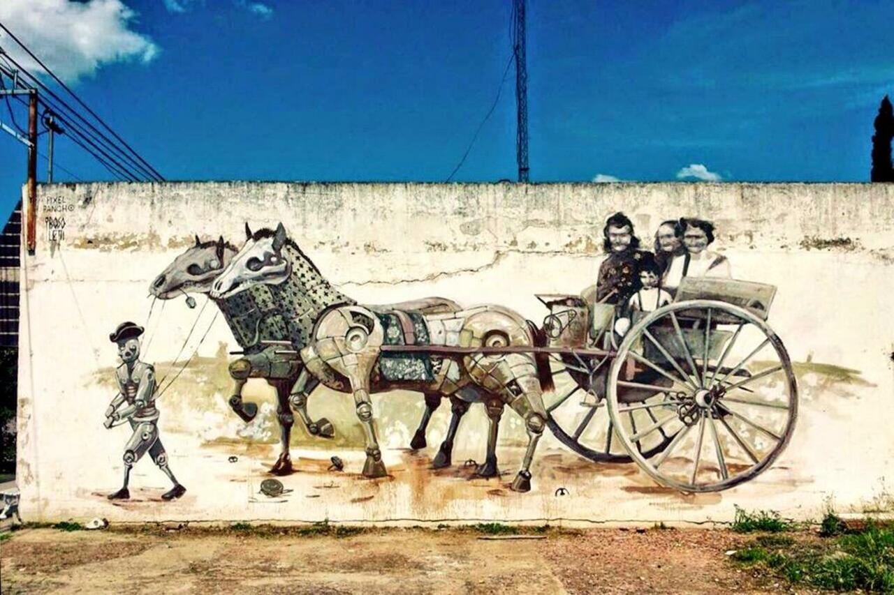 "@Pitchuskita: Pixel Pancho & Bosoletti
Armstrong,Argentina

#streetart #art #Graffiti #mural http://t.co/nkwm5aJWxF"