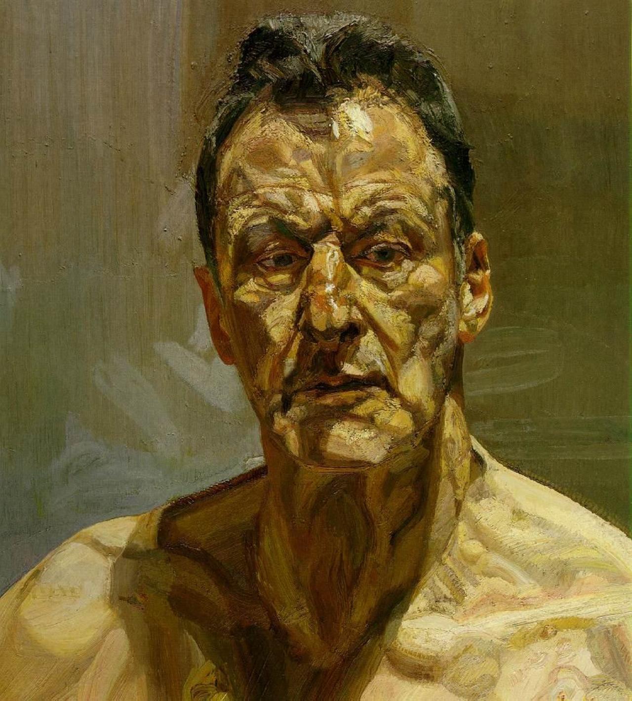 RT @ProjectSpartly: Reflection (Self-Portrait) - Lucian Freud. 1985  #art #painting http://t.co/3aAJx2NNr9