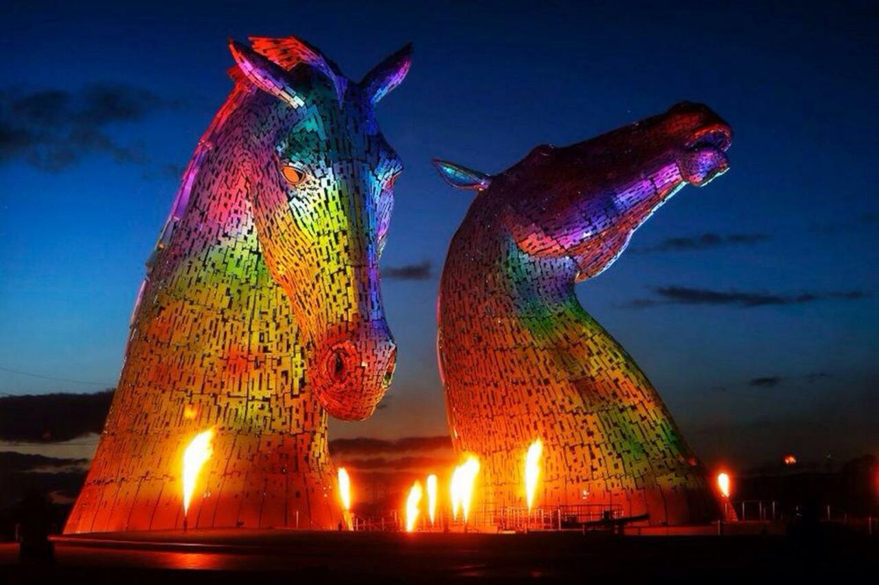 The Kelpies sculptures #art #horses #kelpies #publicart #sculpture #light  RT@DanielGennaoui http://t.co/6ePQGHjiaI