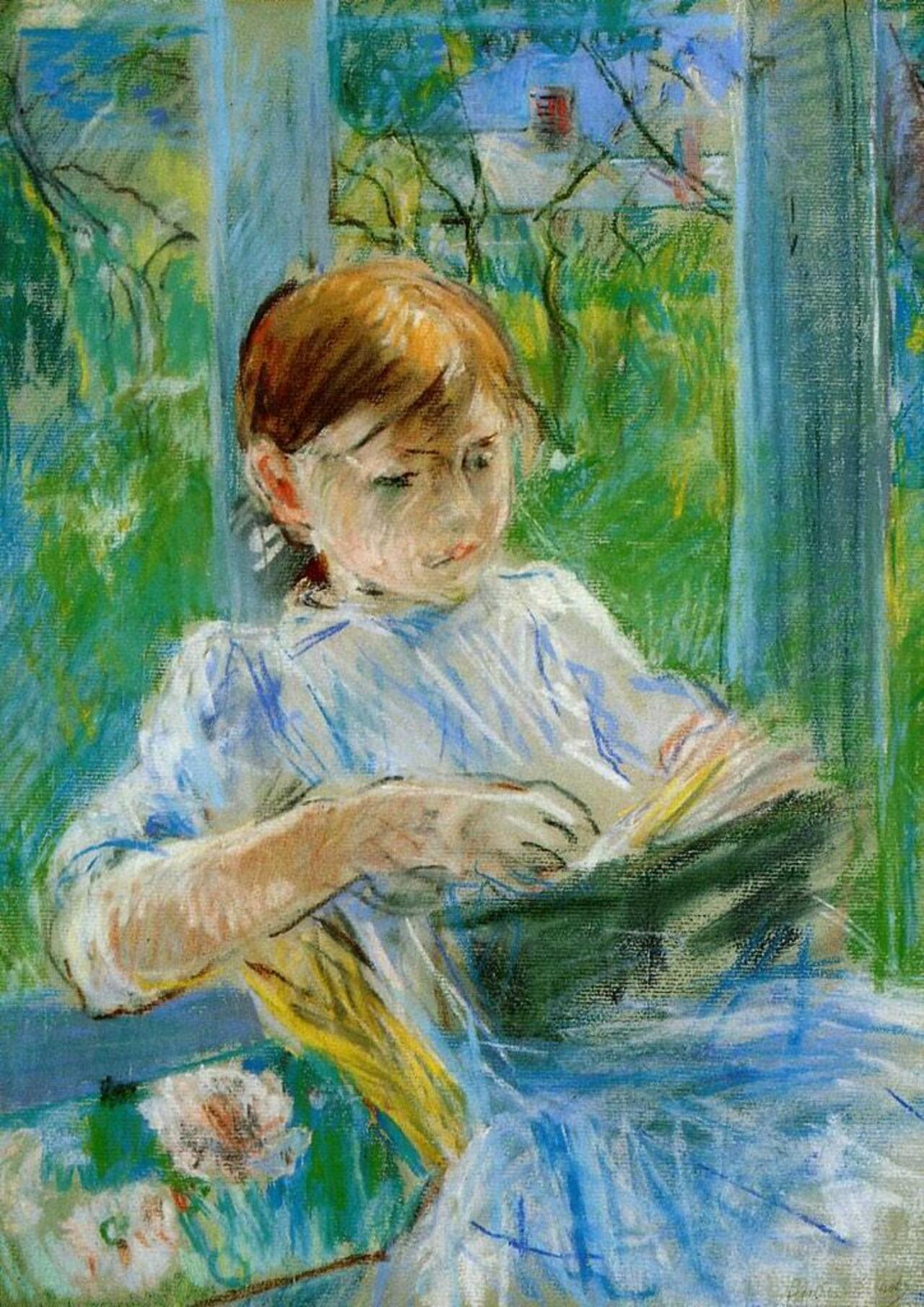 "@geminicat7: 'Portrait of the Artist's Daughter, Julie Manet, at Gorey'
Berthe Morisot, 1886 #art http://t.co/9crjKEcm2w"