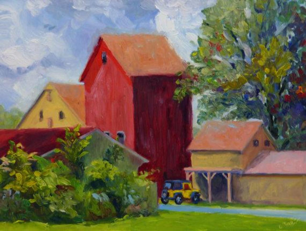 Original Landscape Painting Historic Mill Town Sto http://arnd.co/Zteeu  #bestofEtsy #art http://t.co/Ygh7I4OuEa