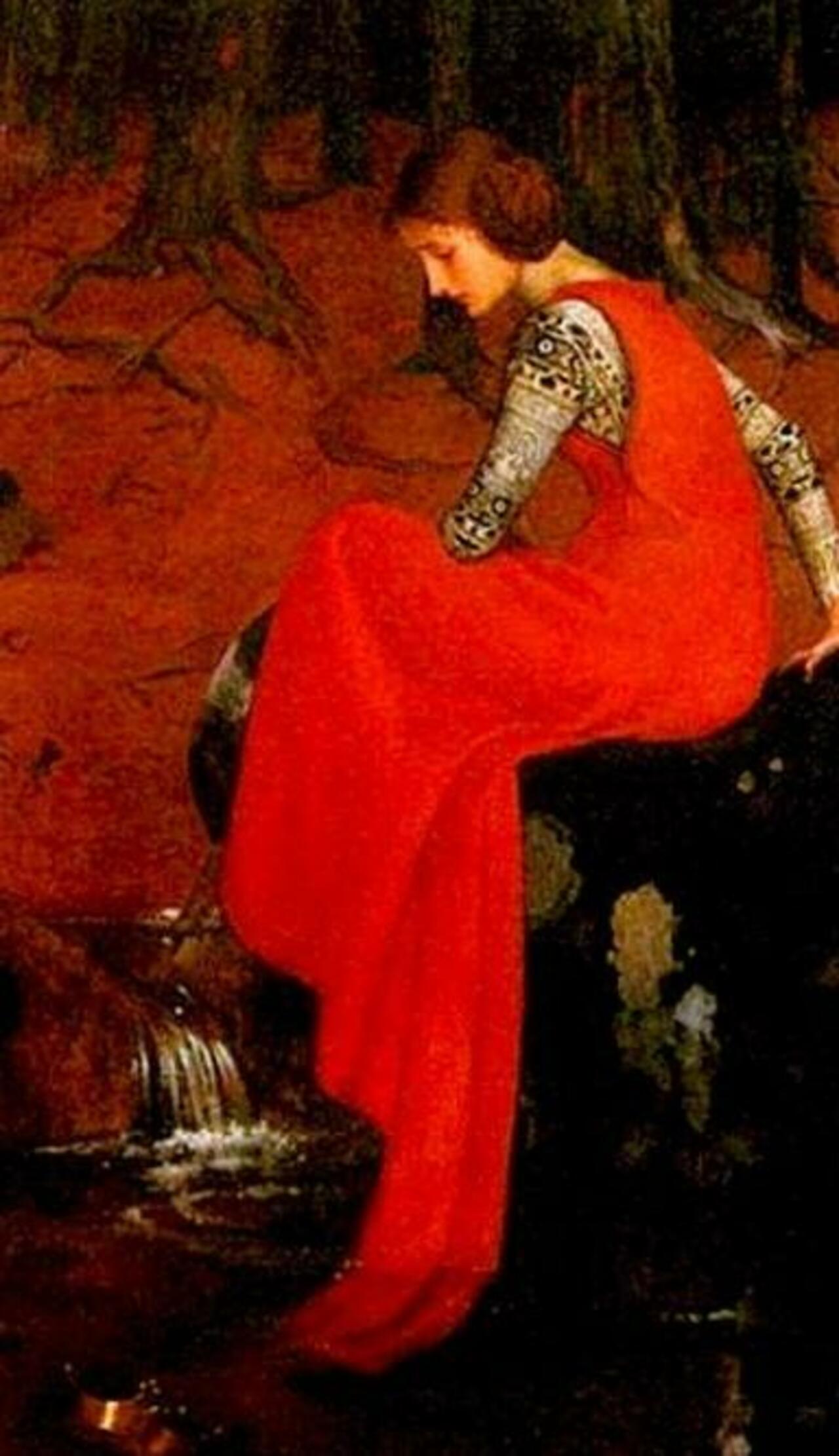 Marianne Stokes  'Mélisandre' 1895 via @marisabeloyo rt @yutimelon 
#art http://t.co/O3VQMNtmwX