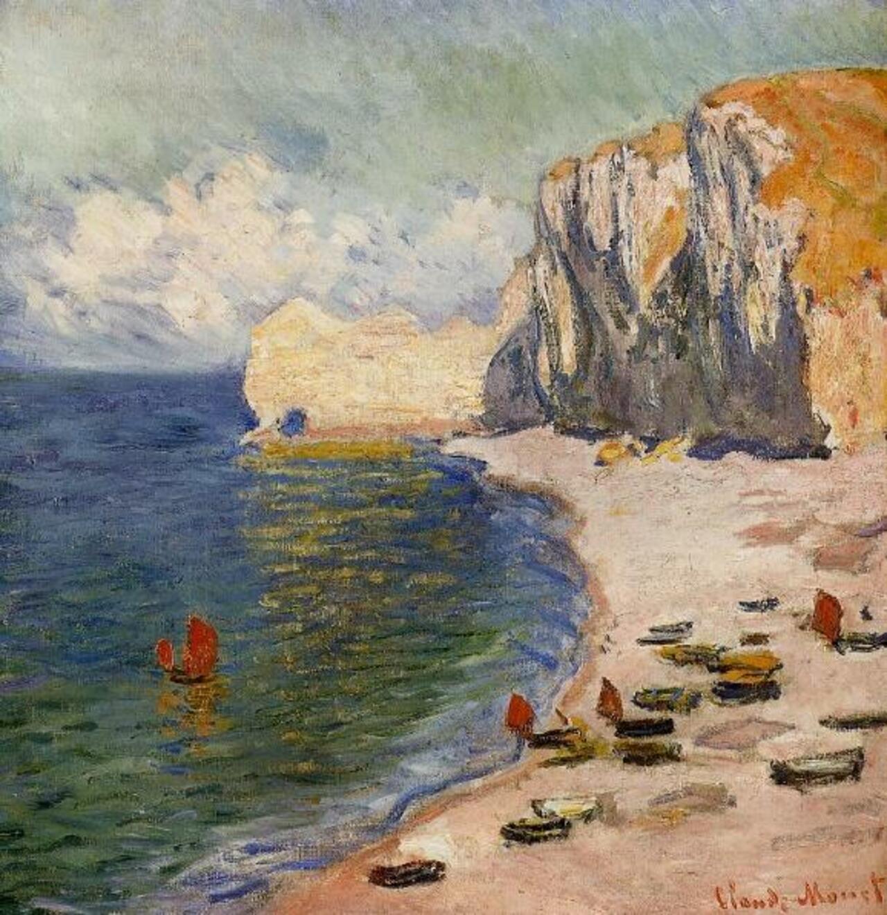 Claude Monet

'The Beach and the Falaise d'Amont'  1885
#art http://t.co/AIjz2i779w