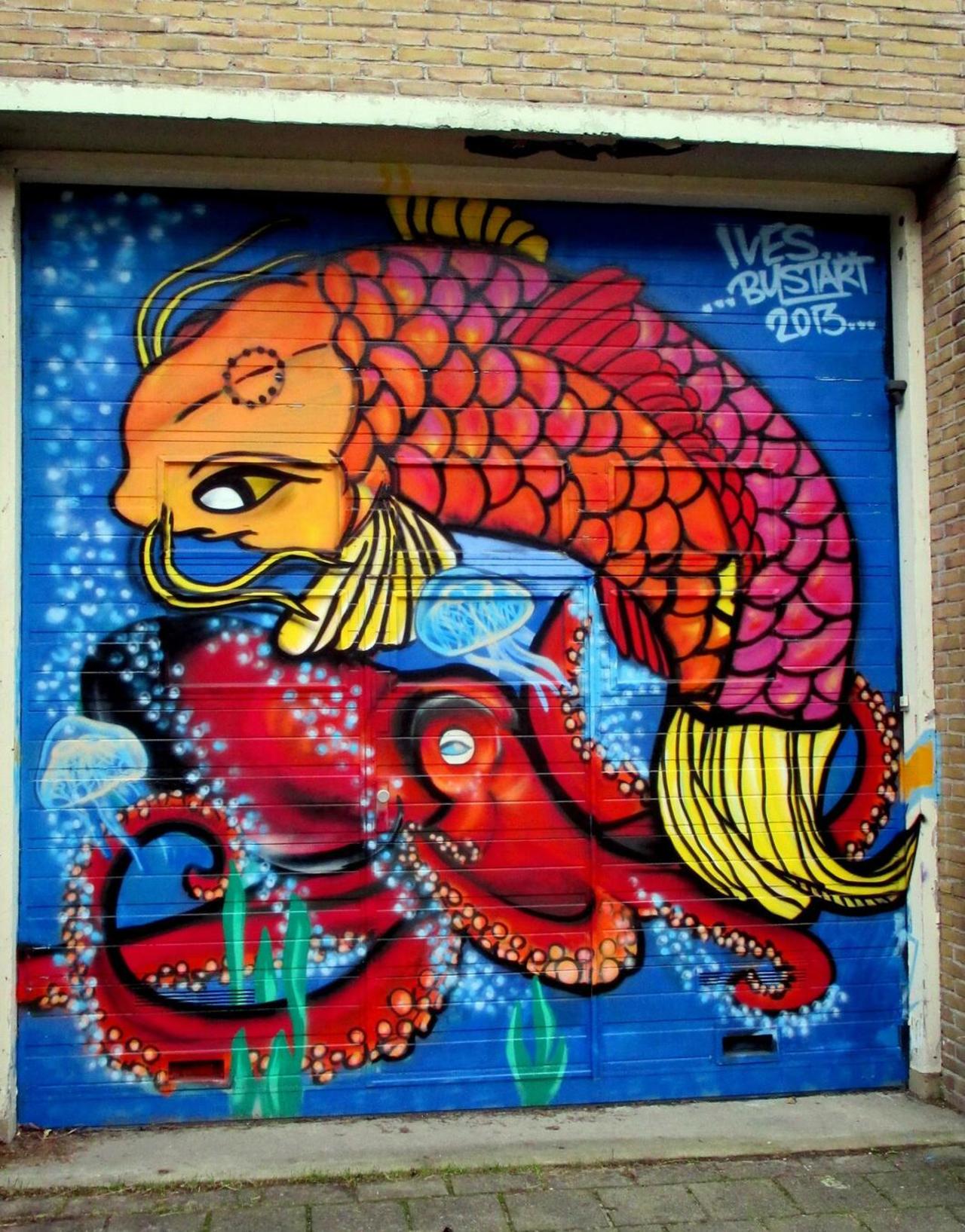 "@RRoedman: #streetart #graffiti #mural from #Bustart in #Amsterdam  fish again http://wallpaintss.blogspot.nl/ http://t.co/2kHdhKUTbH"