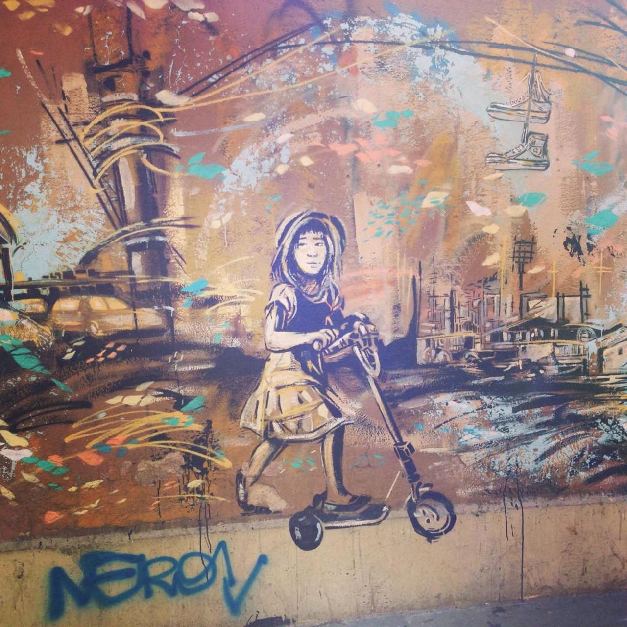 Alice Pasquini rome san lorenzo
 photo alfredo facchini  #stencil #streetart #graffiti #UrbanArt #mural #murales http://t.co/oHT5vx0rPx