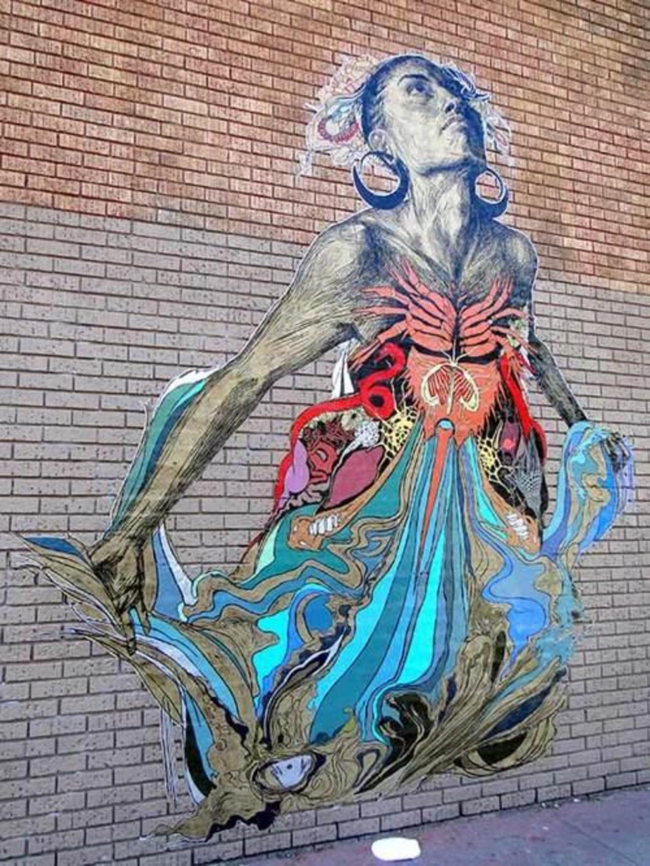 RT "@GraffitiDeVida: Swoon
"Portrait of Silvia Elena"

#Graffiti #StreetArt #Mural #painting #Urban #Art http://t.co/A9NpHEWnsi"..I love it!
