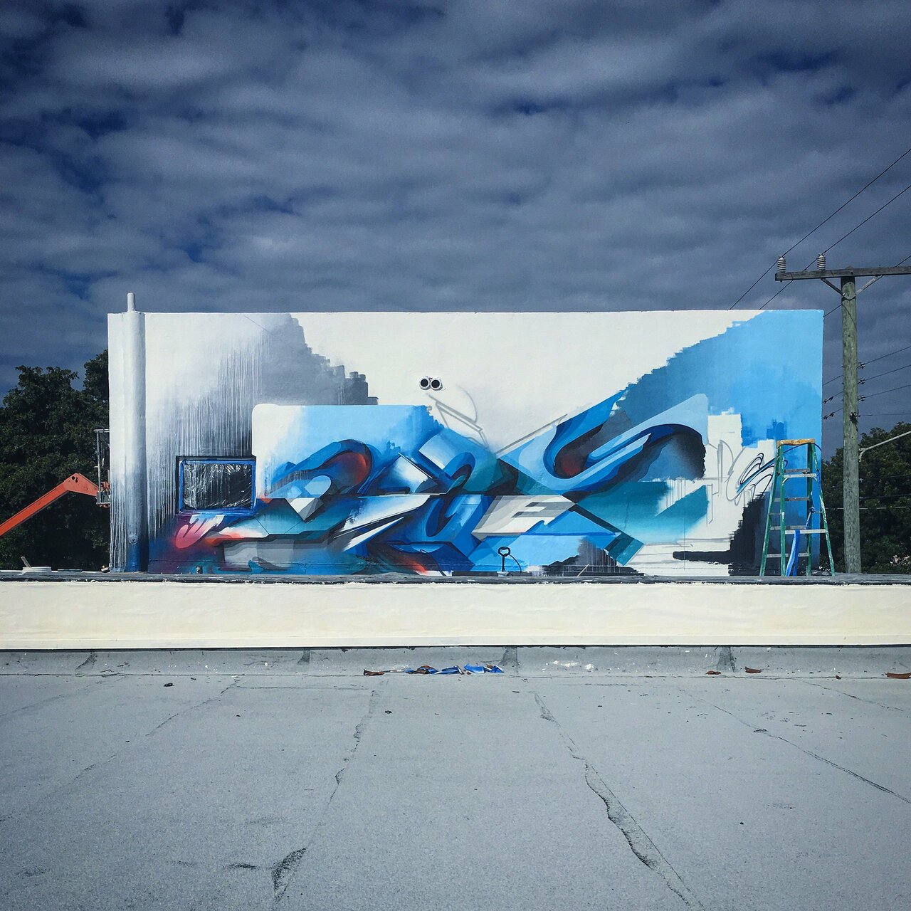 Work in progress. Miami, USA #ArtBaselMiami #graffiti #streetart https://t.co/v3rdgRZOXj