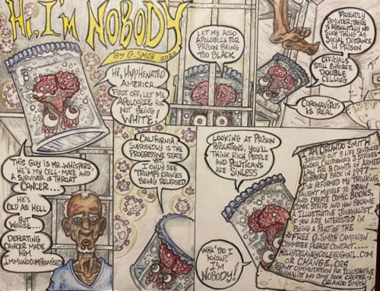 Incarcerated Artist Chronicles Life in San Quentin Prison During Pandemic