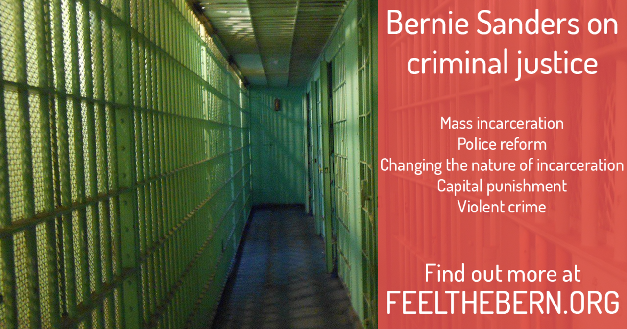 Bernie Sanders on Criminal Justice