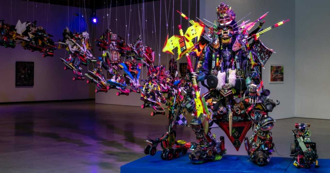In ‘Gothic Futurism,’ Hundreds of Rammellzee’s Works Populate a Mythic, Intergalactic Universe