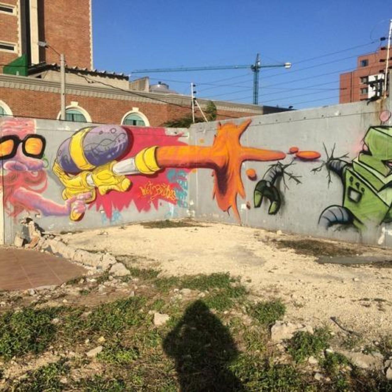 Wanted to share this piece of awesomeness#Lazer #robot #streetart #urban #mural #graffiti … http://ift.tt/1AiE0oQ http://t.co/kUH6SA1PYK