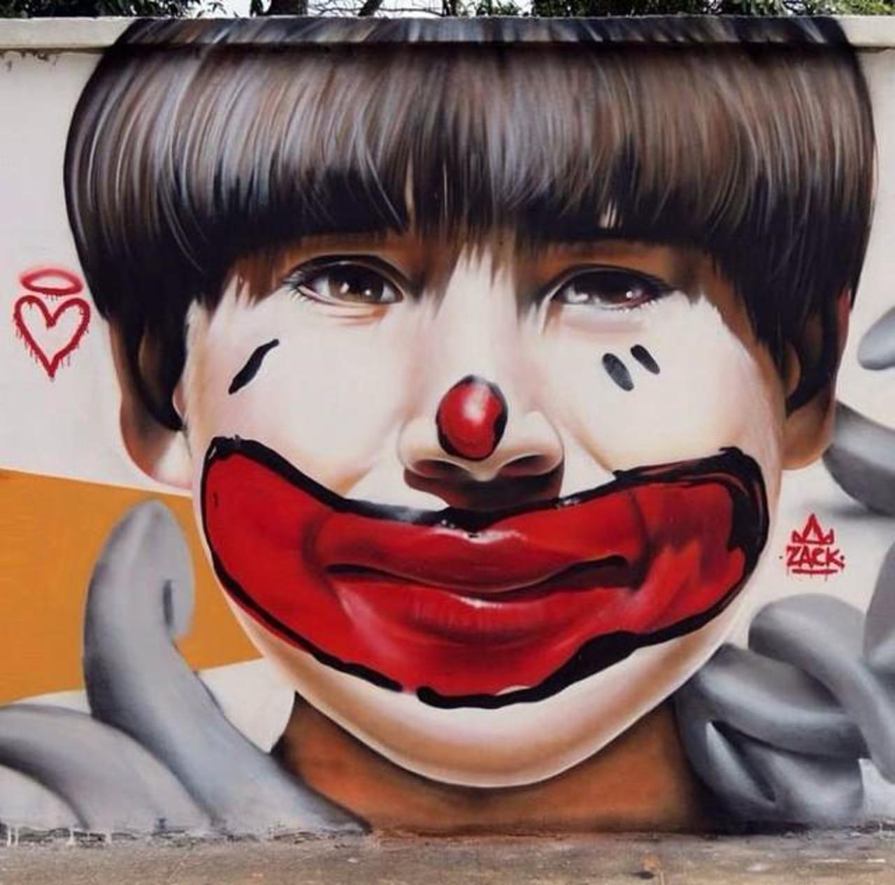 “@MyjoTown: Via @GoogleStreetArt: Unique Street Art by Nilo Zack - Brazil #art #mural #streetart #graffiti  http://t.co/dM4o7eFH9R”