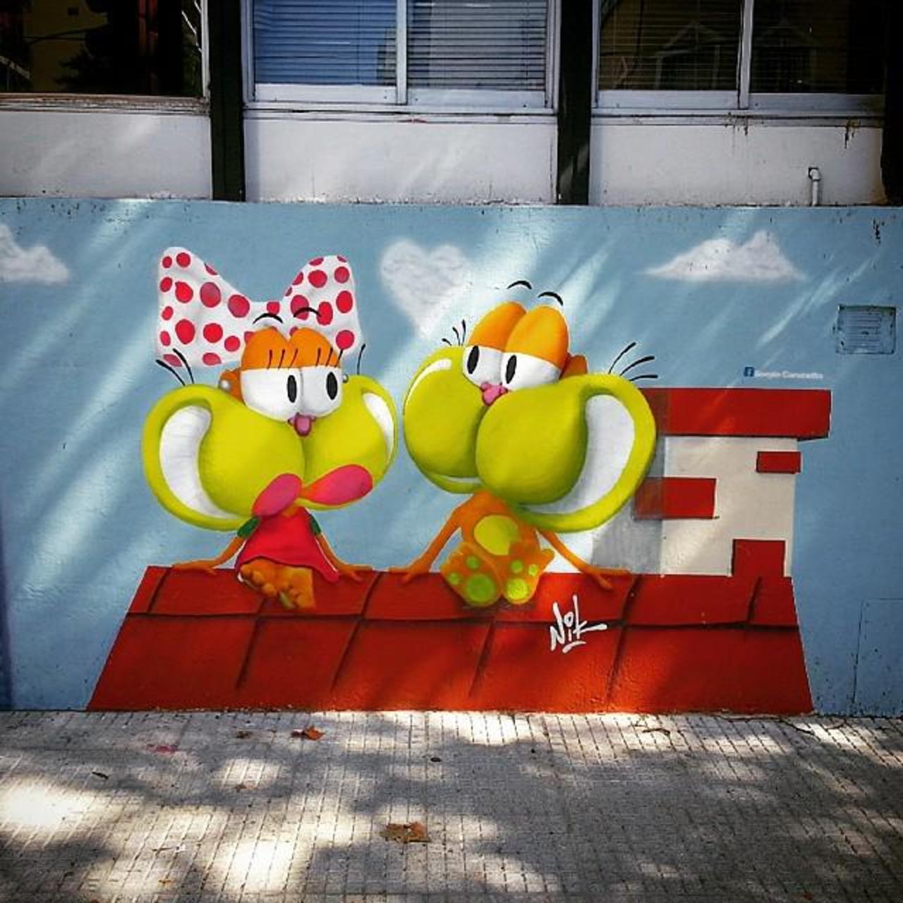 Un original de Nikgaturro. #Mural en #BuenosAires.
#graffiti #art #arte #streetart #arteca… http://ift.tt/1FcXqtf http://t.co/EBqlQVbs2f