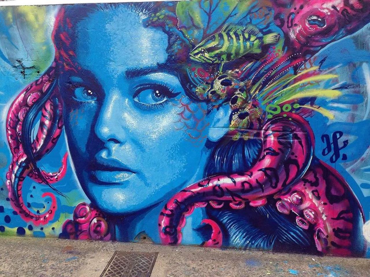 "'The octopus woman' by Valdi-Valdi #streetart #mural" http://t.co/FgJplCzlaq