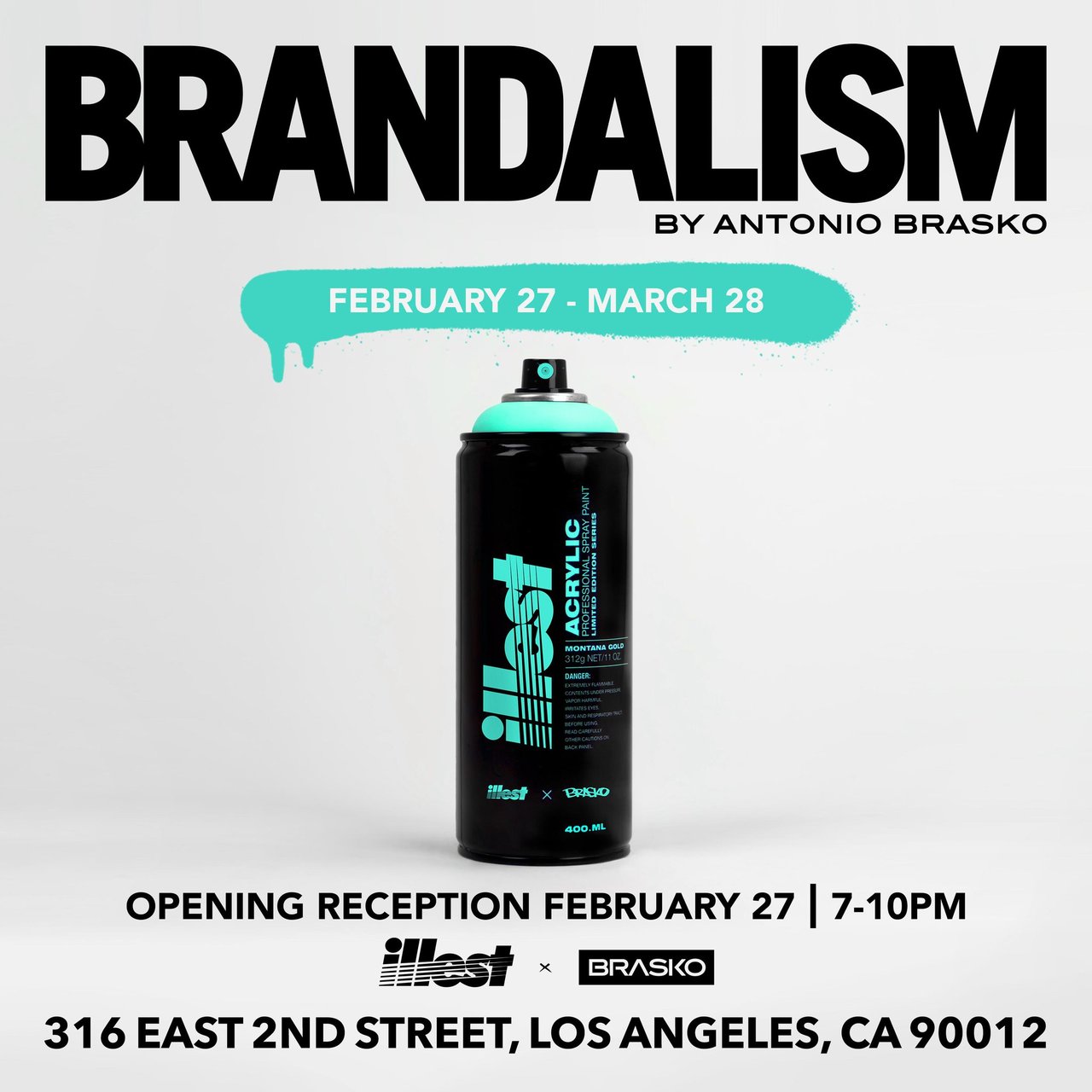 On my way to #LosAngeles for the #Brandalism show at @illestBrand this #Friday. #LAWeekly #Art #Graffiti #Fashion http://t.co/B5TdapMBEx