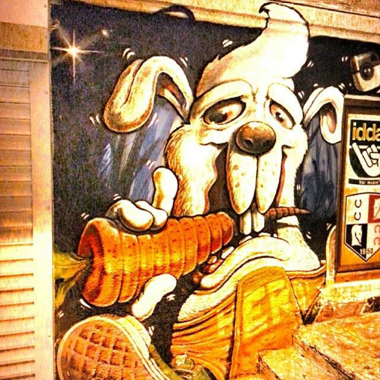 Happy Weekend..Follow the white Rabbit #street_art #streetart #mural #murals #murales #graffiti #spray #istanbul #t… http://t.co/VltJs6rPS6