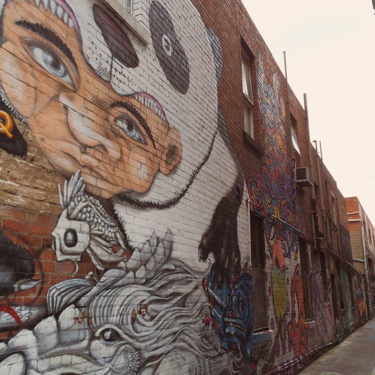 #mural #graffiti #art #blenderlane #melbourne #australia (@ Blender Lane Artists Market) https://www.swarmapp.com/c/jwFZGewlXej http://t.co/N4Bs7eaYEm