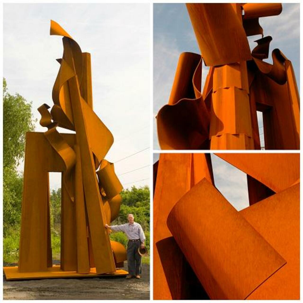 Portal, weathering steel, 2005, 30 feet tall #publicart #sculpture http://t.co/Ktg6GLAokc