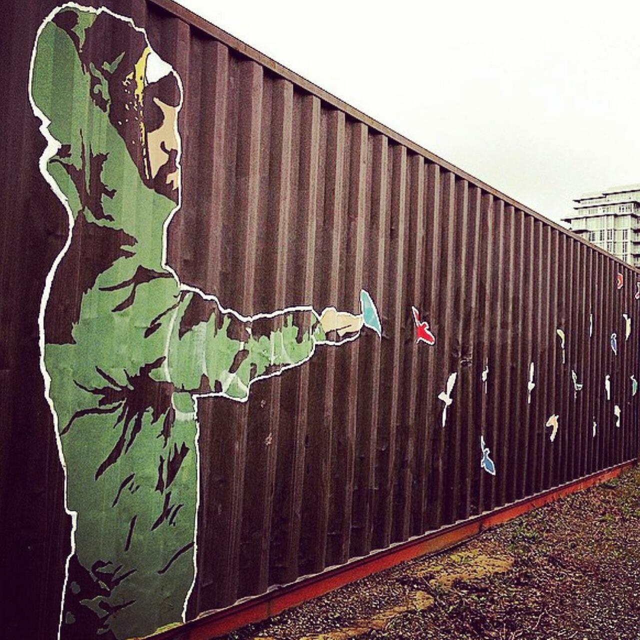 #stencil #sprayart #streetart #graffiti #urbanart #murales #mural http://t.co/QrpKMCSbbx