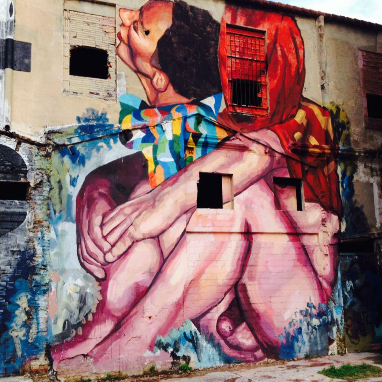 #streetart #mural anyone know the artist?? #graffiti #urban #art http://t.co/3Amc9vVx6u