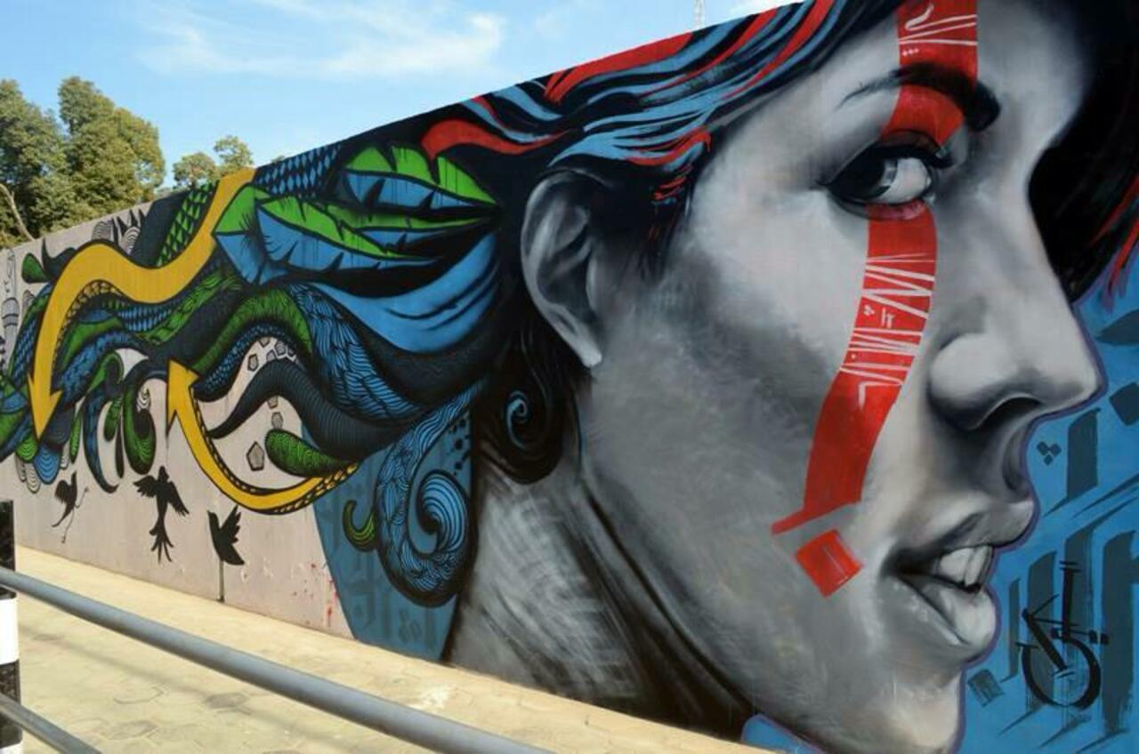 RT @jerome_coumet: .@H_11235 - Kiran Maharjan 

#art #mural #graffiti #streetart http://t.co/iBW0o4aXyv via @GoogleStreetArt