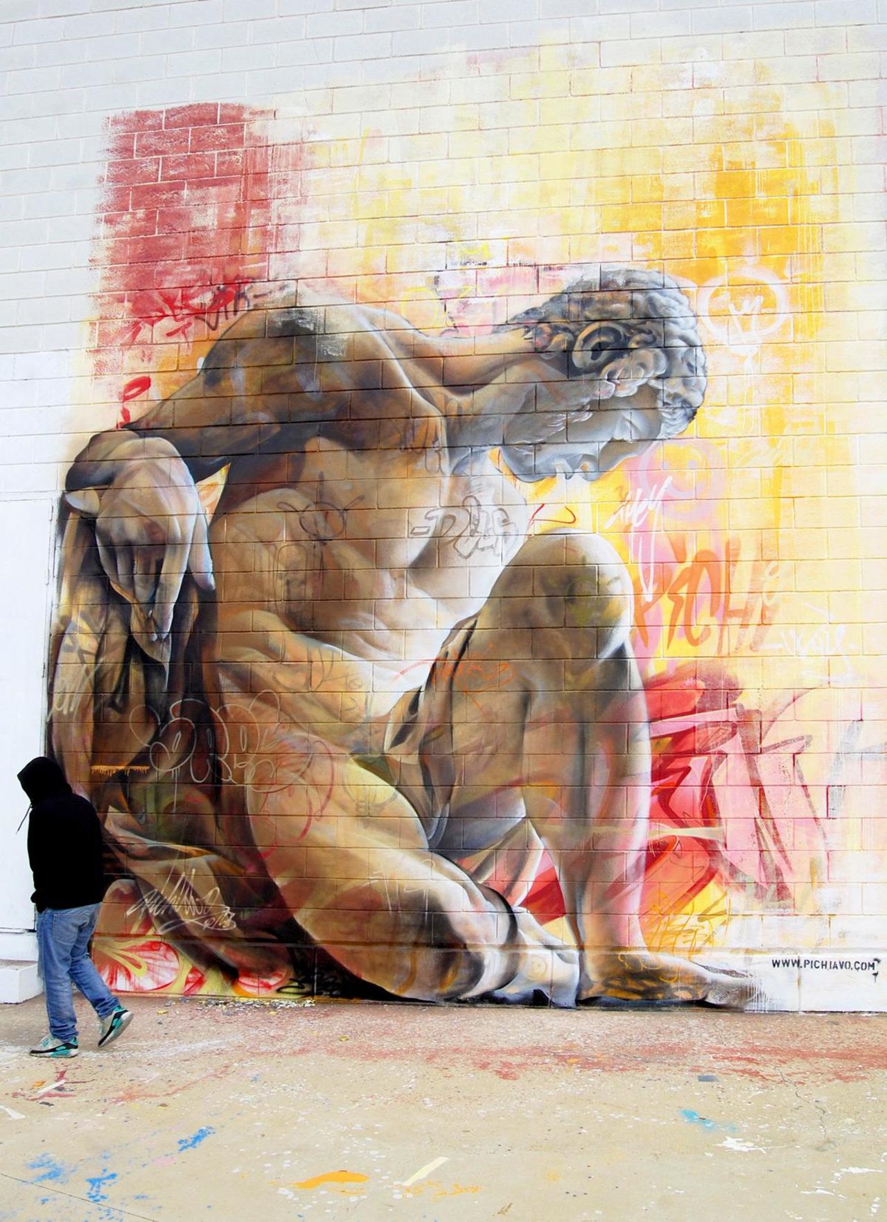 Breathtaking #Graffiti Murals of Greek Gods 
@PichiAvo #StreetArt #Mural #GreekGods
http://bit.ly/1Ev9dq8 http://t.co/oJtcjKEXEs