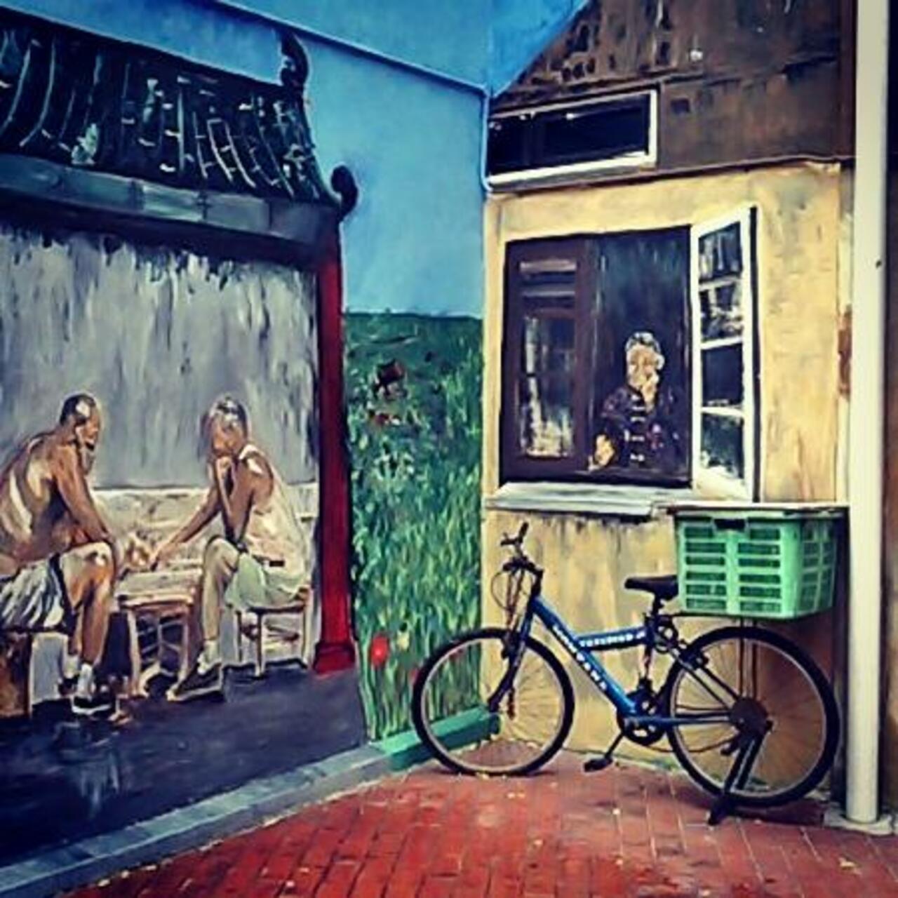Realidad o graffiti? #streetart #mural #painting #Singapore #artecallejero #pintura #Singapur http://t.co/FyN6Esub0I