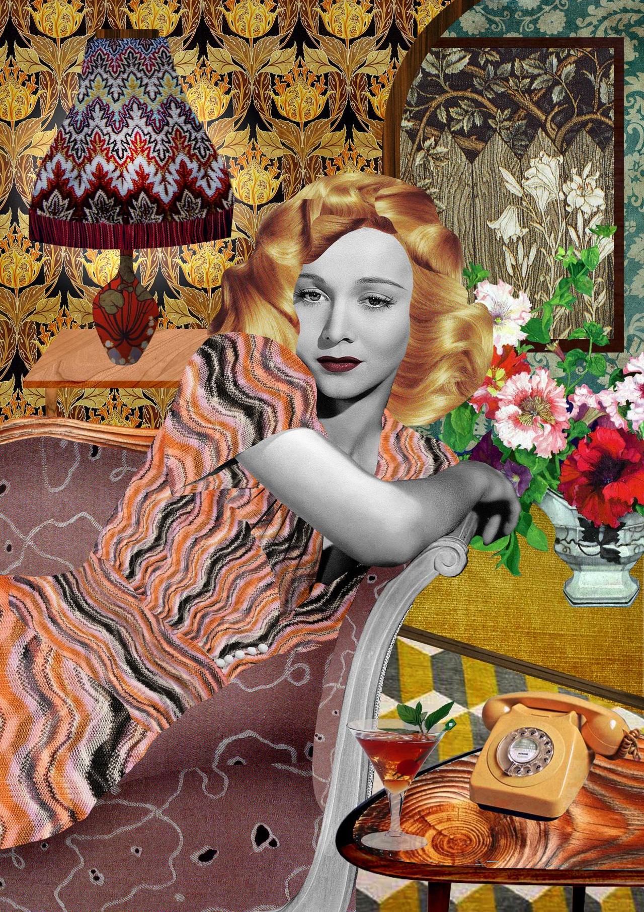Housewives by Berlin artist Kathrin Kuhn. #collage #art https://themakerandthemuse.wordpress.com/2015/03/31/kathrin-kuhn/ http://t.co/pxZcdpcBW5