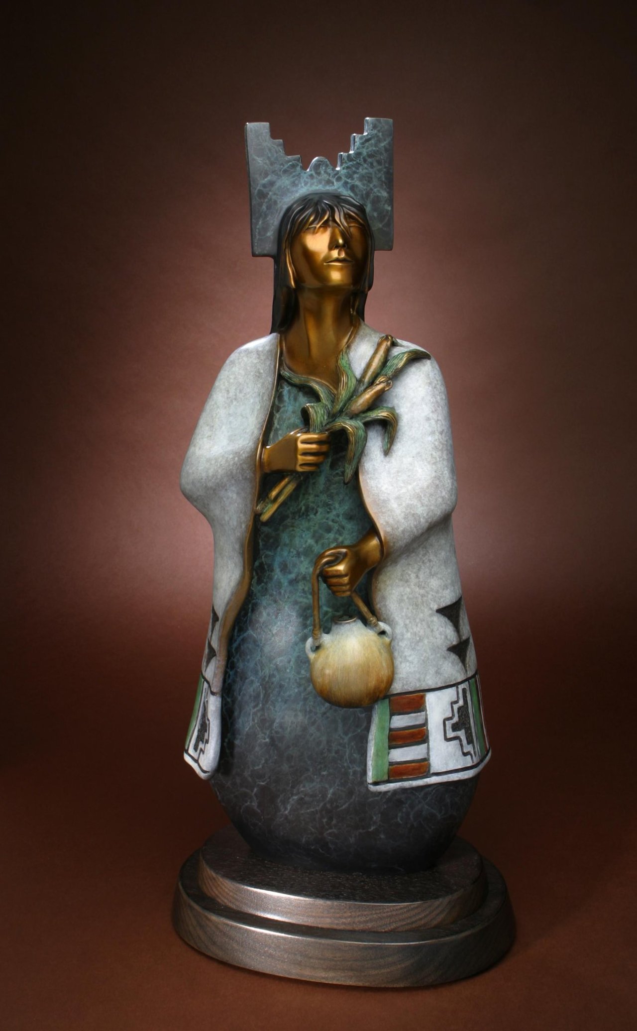 We love the details and patina of this piece by C Carpio! "Keeper of #Hope"23 x 10 x 6.75" 
#WomenInArtWednesday #Art http://t.co/sQjTmmjWT2