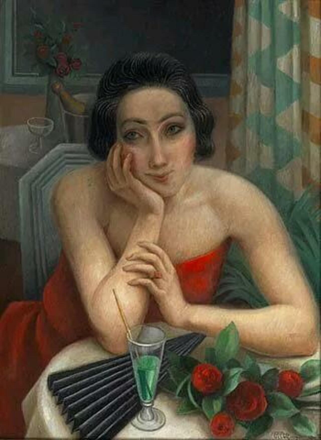 RT @Papryka5: Jean Metzinger, Jeune femme pensive aux roses rouges, 1923 - #Art #twitart 
#DonneInArte #ArtLovers 
#buonanotte http://t.co/E0U2Drkbsi