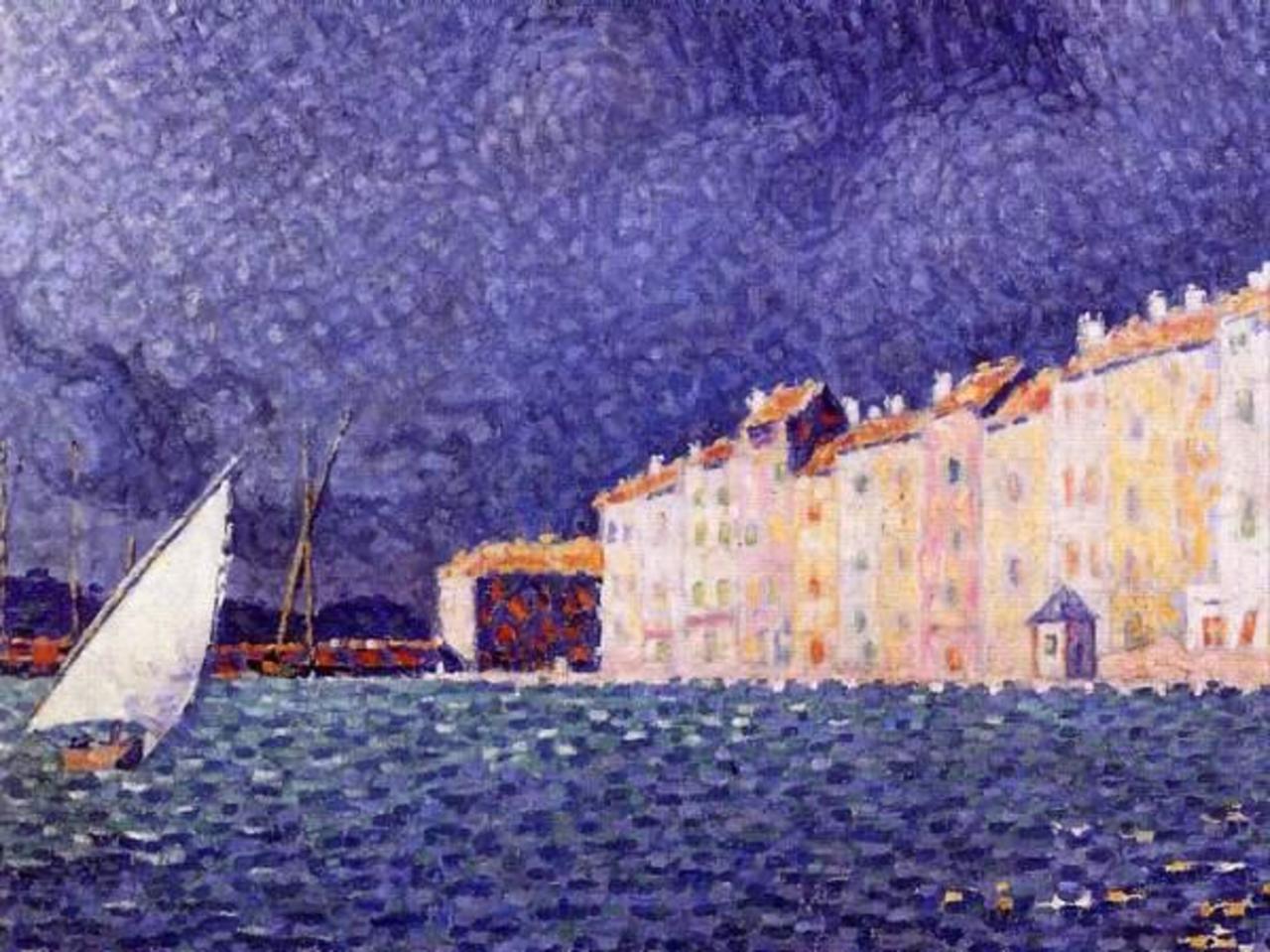 "Saint-Tropez, L'Orage"1895, Paul Signac #art Iloveart http://t.co/9rTOJ8fAfD