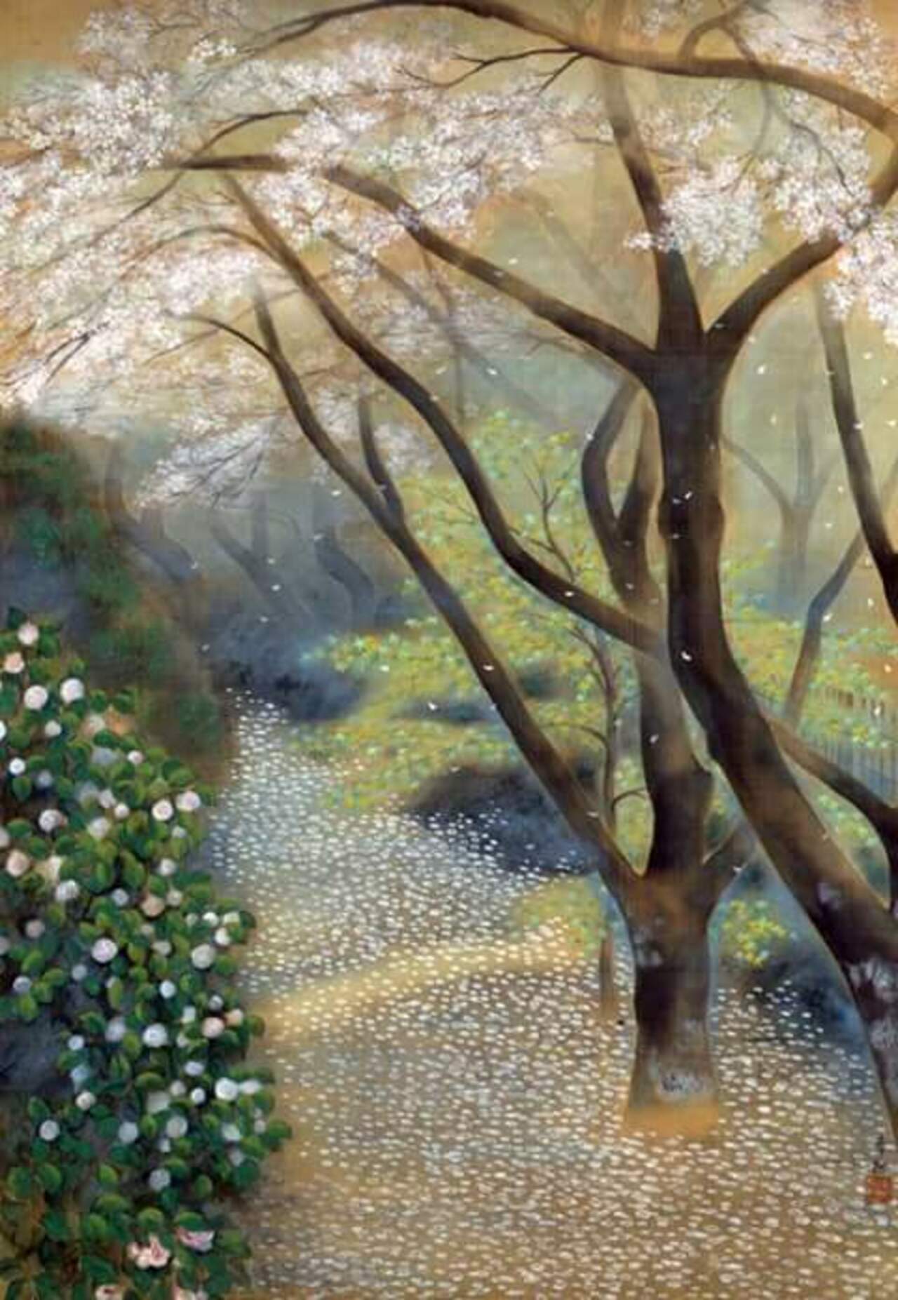 #PaintingParadise   Omoda Seiju, giardino di #primavera http://t.co/g72MTSrdD2