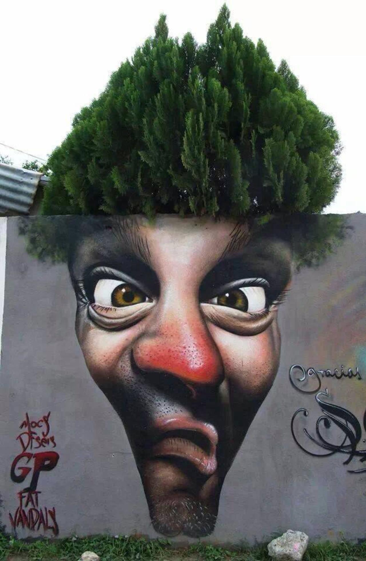 Well.

RT"@GoogleStreetArt: When Street Art meets nature by Mocs Dfseis, GP & Fat Vandals 
#art #graffiti #streetart http://t.co/G0L2BQn1ub"