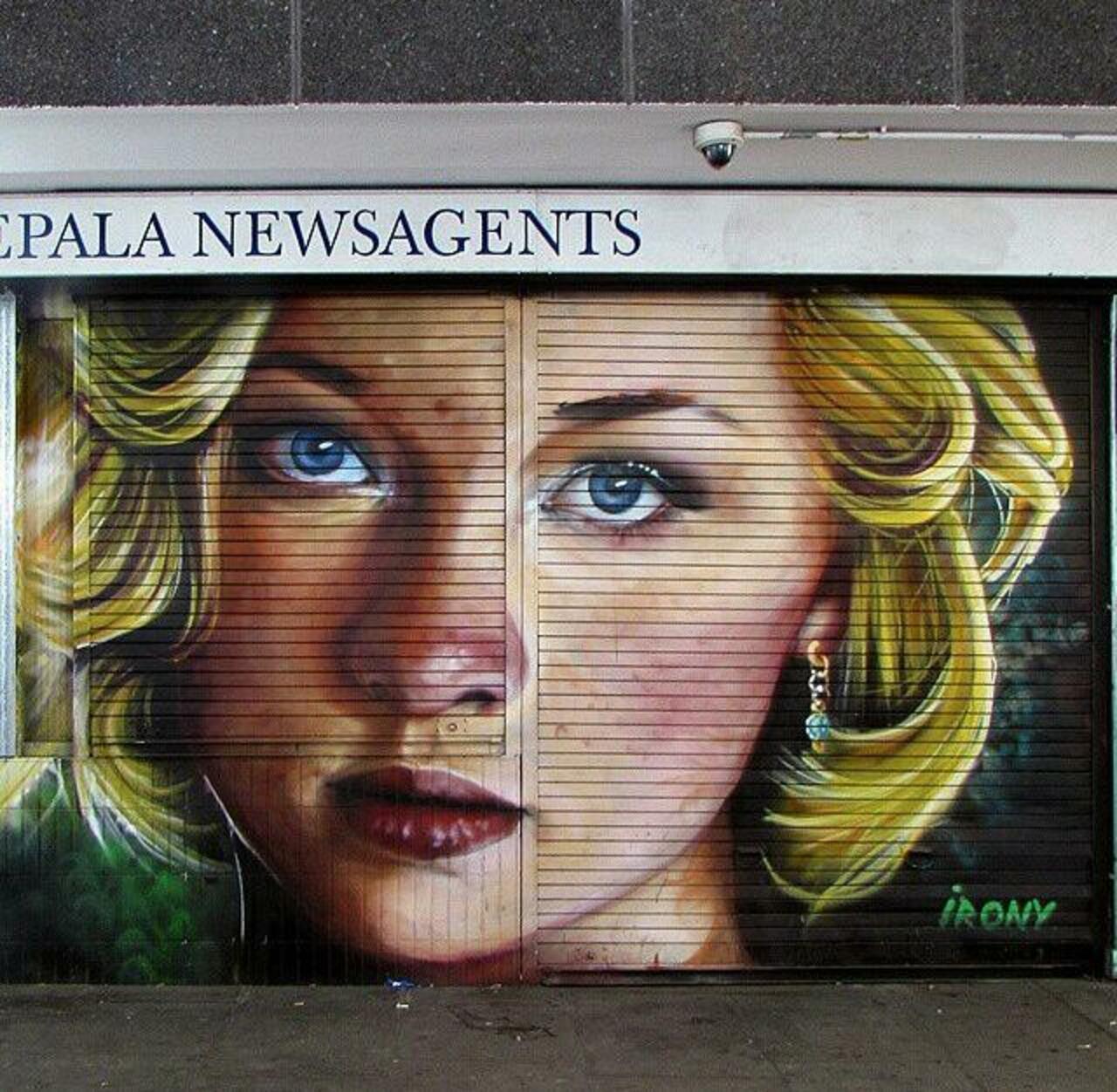 "@GoogleStreetArt: Street Art portrait by whoamirony in Islington, London 

#art #arte #graffiti #streetart http://t.co/1VpnMkvUin"