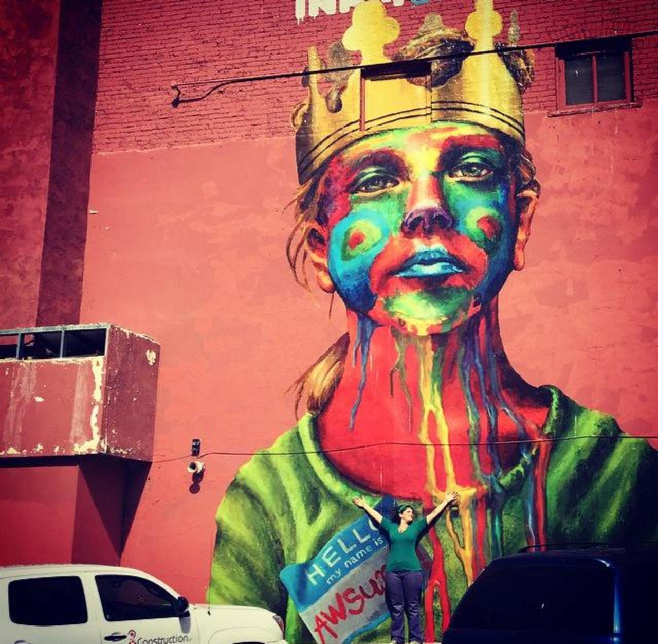 Street Art by Naomi Haverland in Denver Colorado 

#art #arte #graffiti #streetart http://t.co/Yocs2WTNZV googlestreetart chinatoniq